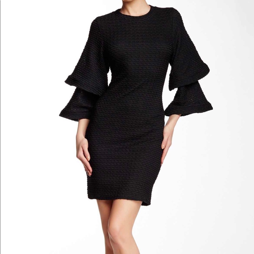 Brand New, Black, Bell Sleeve Dress
